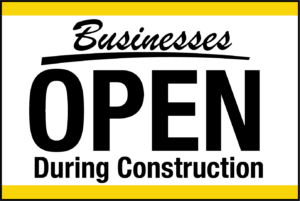 Buss. open sign